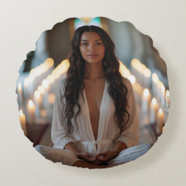 CARPE DIEM - Meditation - Yoga Rundes Kissen