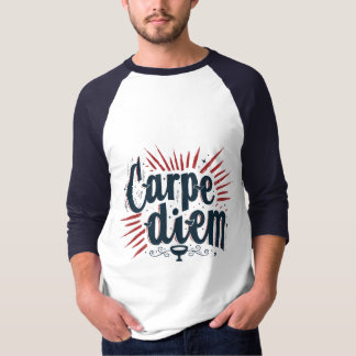 Carpe Diem Motivations-Grafik-T-Shirt T-Shirt