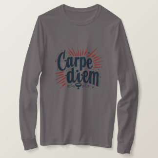 Carpe Diem Motivations-Grafik-T-Shirt T-Shirt
