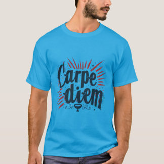 Carpe Diem Motivations-Grafik-T-Shirt T-Shirt