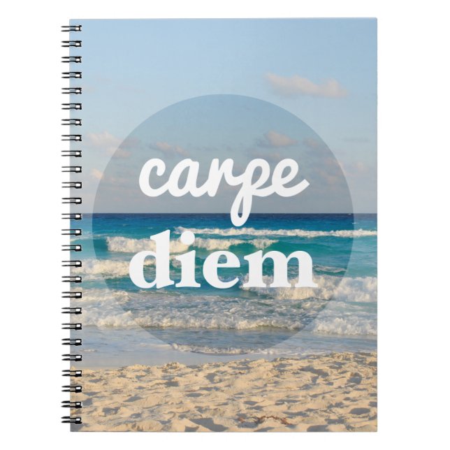 Carpe Diem Notebook Notizblock (Vorderseite)