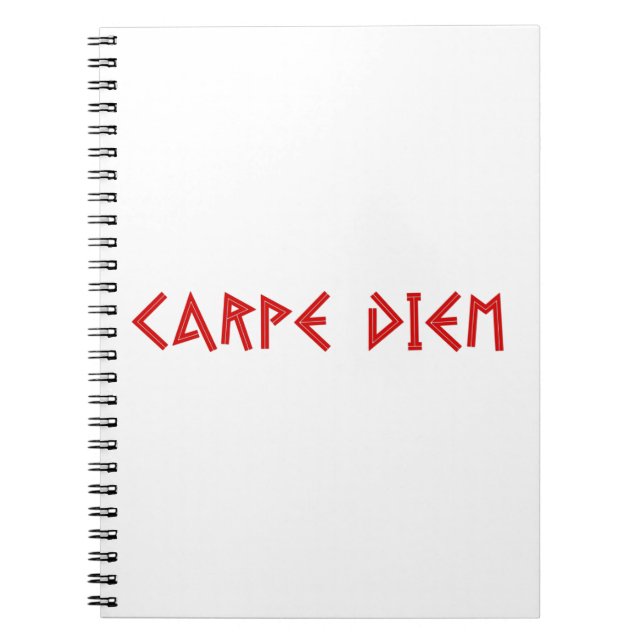 Carpe Diem Notizblock (Vorderseite)