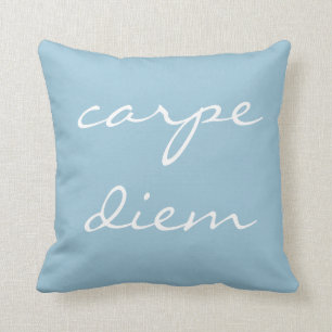 "carpe diem" Oreiller à lancer