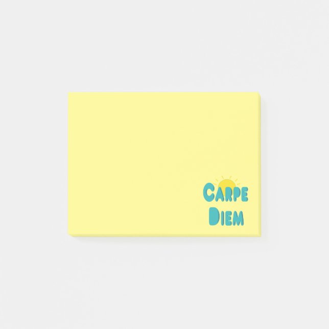 Carpe Diem Post-it Klebezettel (Vorderseite)