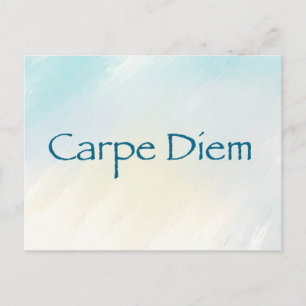 Carpe Diem Postcard Postkarte