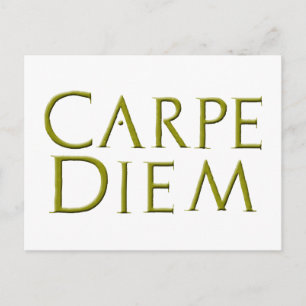 Carpe Diem Postcard Postkarte