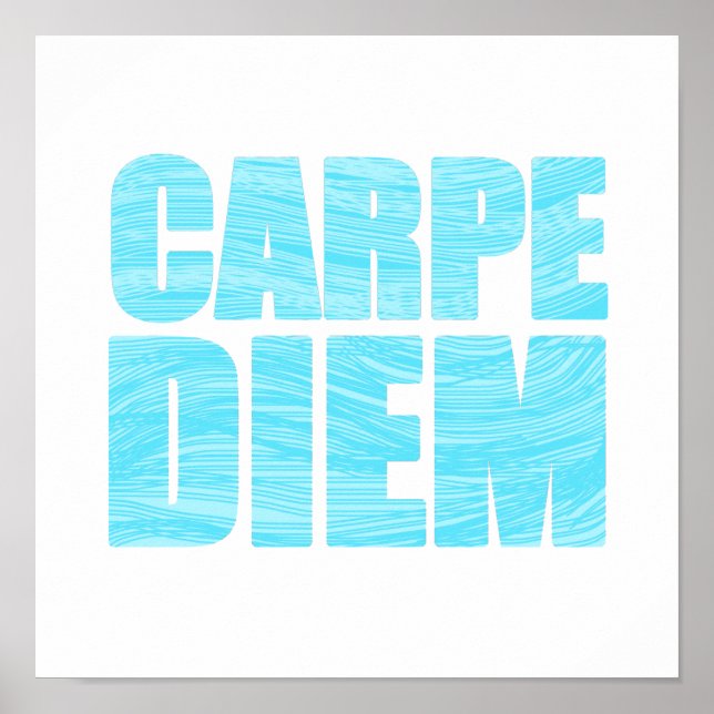 Carpe Diem Poster (Vorne)