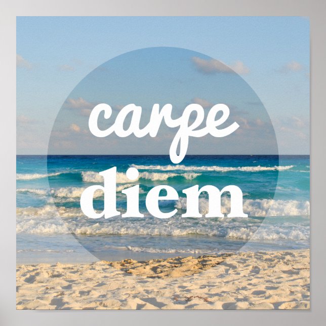 Carpe Diem Poster (Vorne)