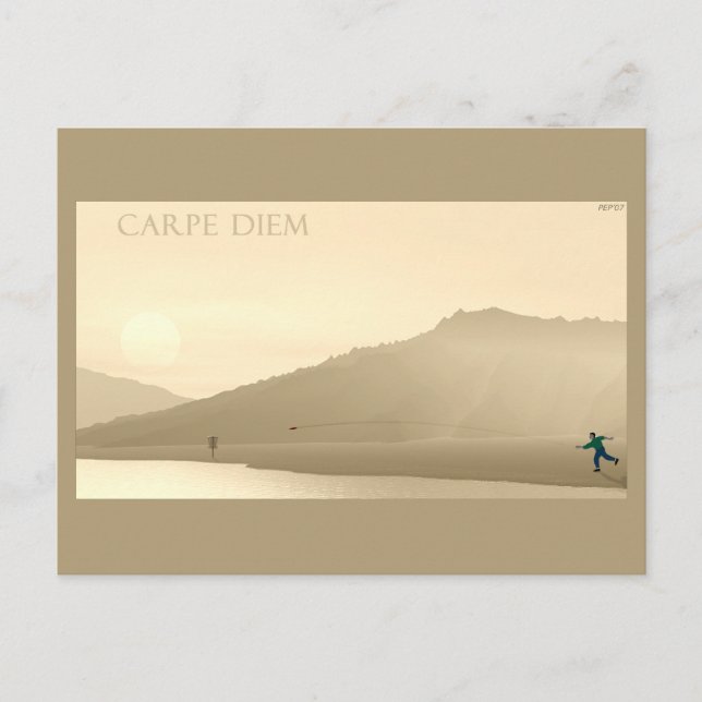 Carpe Diem Postkarte (Vorderseite)