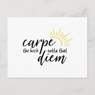 Carpe Diem Postkarte
