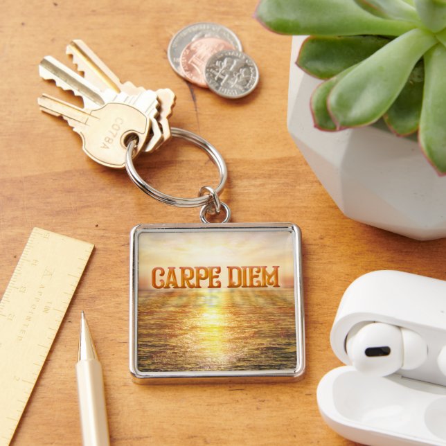Carpe Diem Schlüsselanhänger (Schreibtisch)