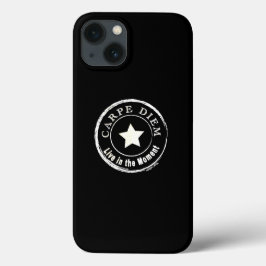 CARPE DIEM Schwarz-weißer Cooler Fall Mate iPhone Case-Mate iPhone Hülle