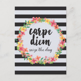 Carpe Diem / Seien Sie am Tagesangebot Postkarte
