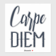 Carpe Diem Seize der Tag schwarz Typ