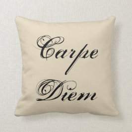 Carpe Diem Seize der Tag Vintage Throw Kissen