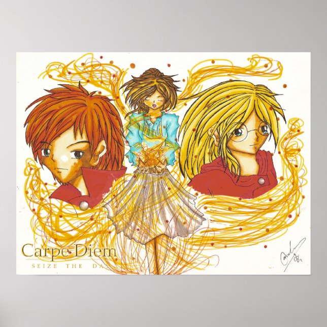 Carpe Diem: Seize the Day Poster (Vorne)