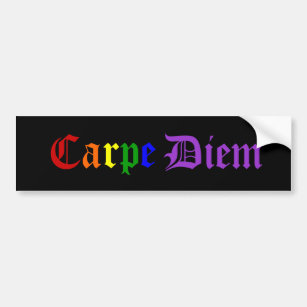 Carpe Diem - Stolz Autoaufkleber