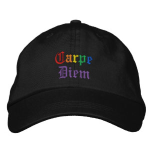 Carpe Diem - Stolz Bestickte Baseballkappe