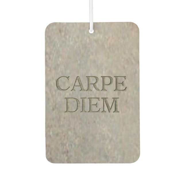 Carpe Diem Stone Autolufterfrischer (Vorderseite)