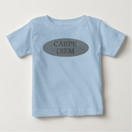 Carpe Diem Stone Baby Blue T - Shirt