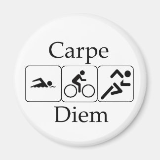 Carpe Diem Triathilon Magnet