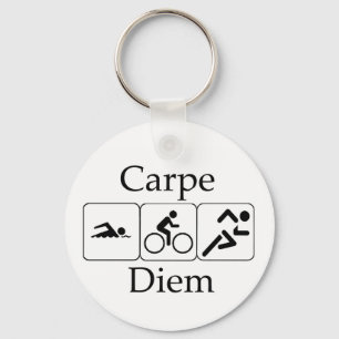 Carpe Diem Triathilon Schlüsselanhänger