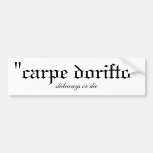 Carpe Dorifto Autoaufkleber
