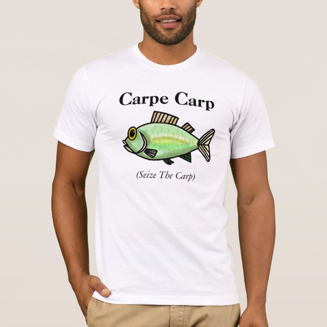 Carpe Karpfen-Fischen-T - Shirt "ergreifen den (Vorderseite)