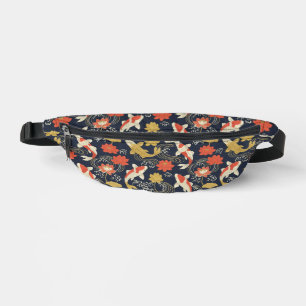 Carpe Koï Élégante et Motif de Lotus