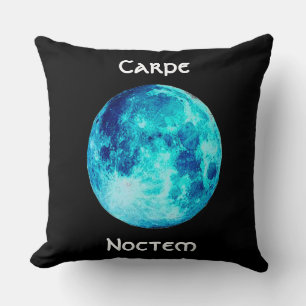 Carpe Noctem Throw Pillow Kissen
