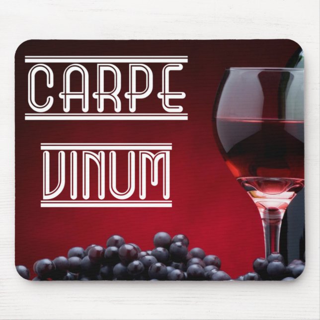Carpe Vinum Mausunterlage Mousepad (Vorne)
