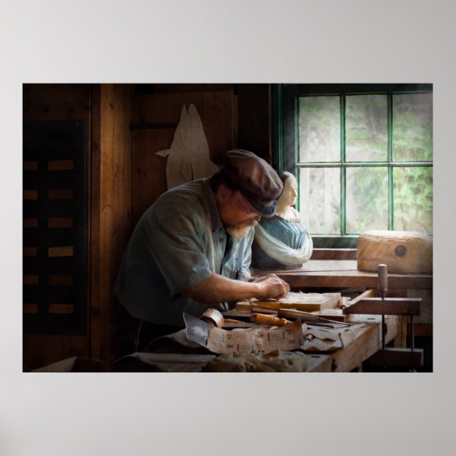 Carpenter - Den Figurenkopf tragen Poster (Vorne)