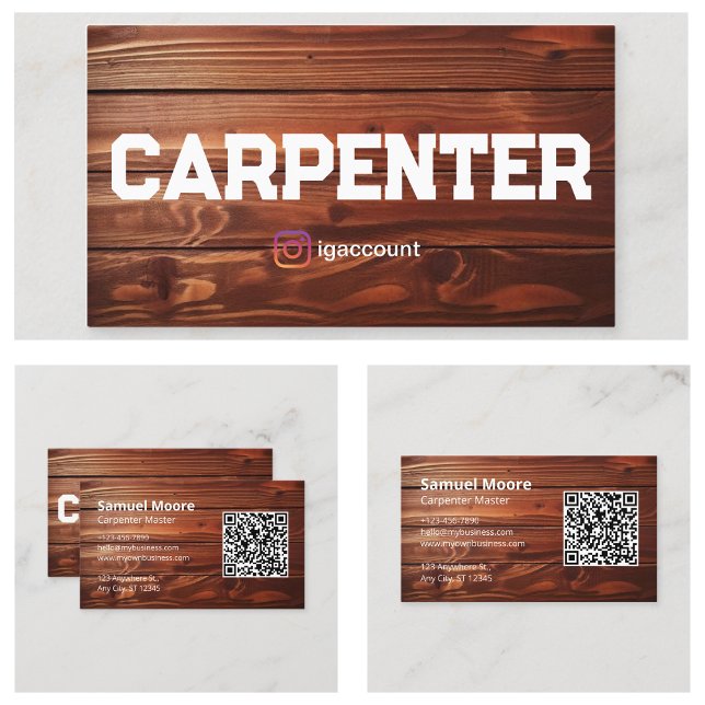 Carpenter Master Visitenkarte (Carpenter Master Business Card
)