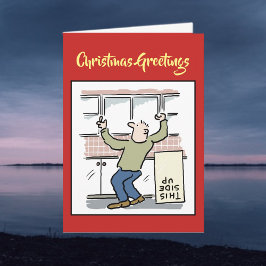 Carpenter oder Joiner Weihnachtskarte Feiertagskarte