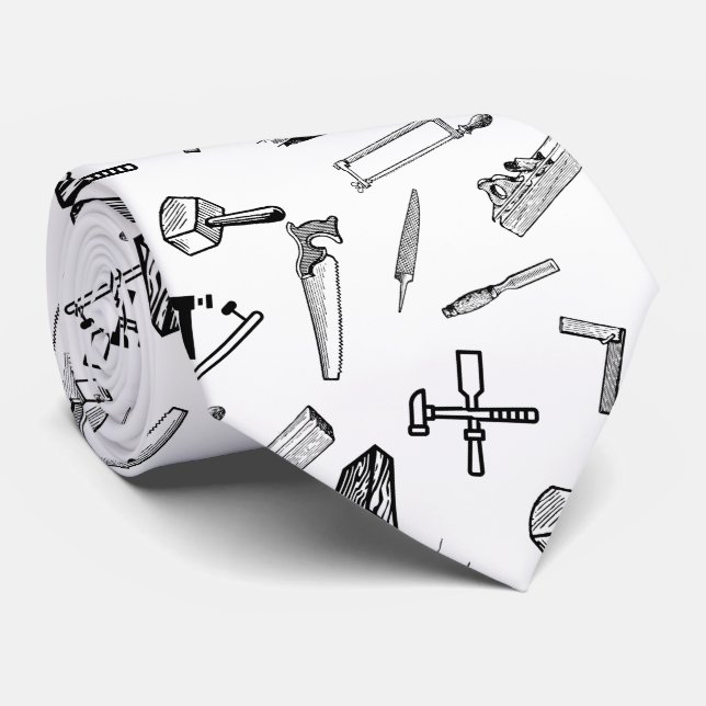 Carpenter Professionelle Vater Krawatte (Gerollt)