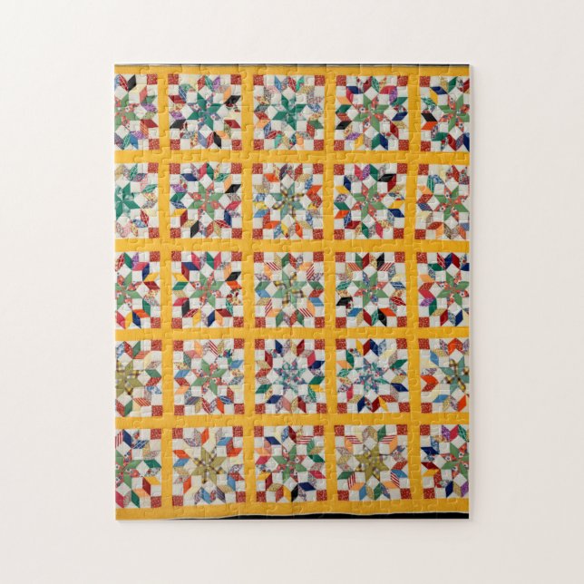 Carpenter’s Wheel quilt (Vertikal)