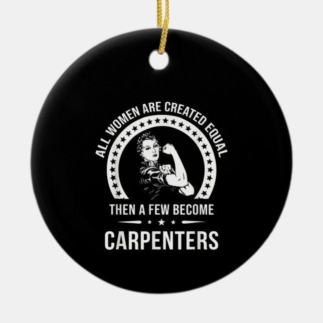 Carpenter Shirt für Frauen Carpenter Keramik Ornament (Vorne)