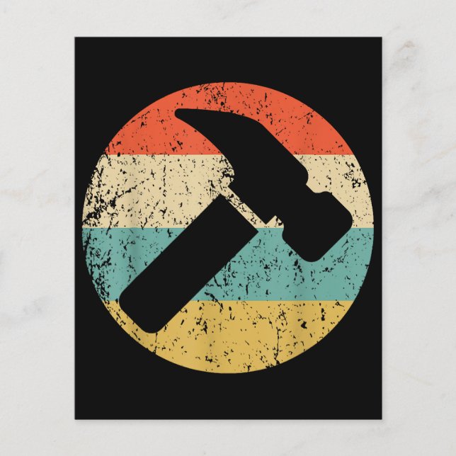 Carpenter Vintag Retro-Hammer (Vorderseite)