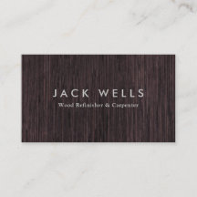 Carpenter Wood Worker Refinisher Dark Wood Grain