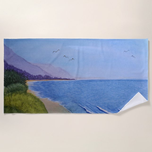 Carpenteria Coast Strandtuch (Vorderseite)