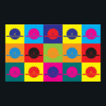 Carpentry Pop Art Poster<br><div class="desc">Carpentry Pop Art. If Carpentry is your hobby,  occupation,  or obsession,  show it with great Carpentry t-shirts,  mugs,  stickers,  and more.  They're also great gifts for other Carpentry fans!</div>