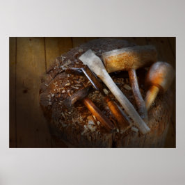 Carpentry - Tool - Tools zum Carving Poster