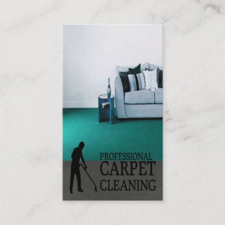 Carpet Cleaning Service Business Card Visitenkarte