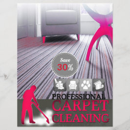 Carpet Cleaning Service Discount Offer Flyer