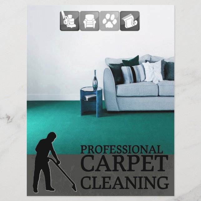 Carpet Cleaning Service Flyer (Vorne)