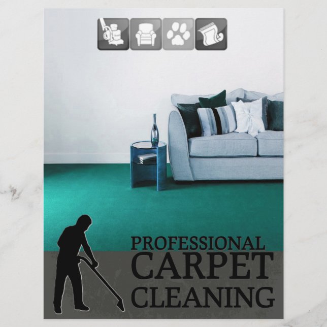 Carpet Cleaning Service Flyer (Vorne)