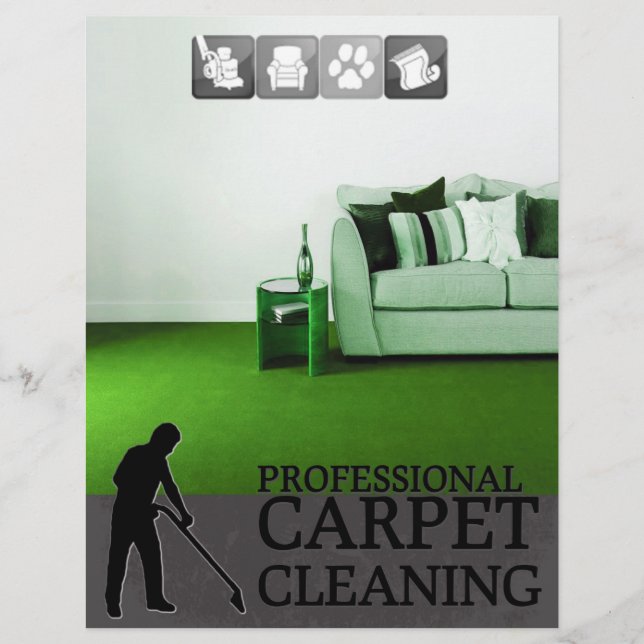 Carpet Cleaning Service Flyer (Vorne)