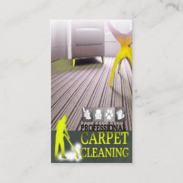 Carpet Cleaning Service Geschäft Card Visitenkarte