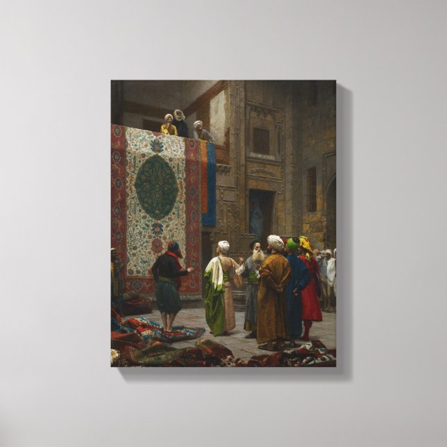 Carpet Merchant, c.1887 (Öl auf Leinwand) Leinwanddruck (Vorderseite)