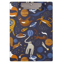 Carpeta de pinza Animals Outer Space Klemmbrett